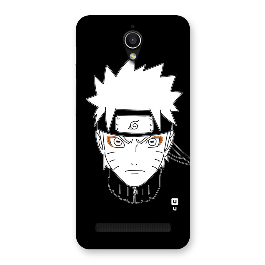 Naruto Black and White Art Back Case for Zenfone Go