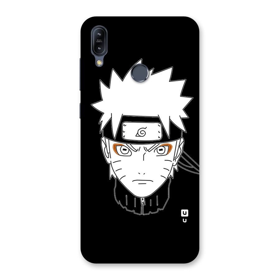 Naruto Black and White Art Back Case for Zenfone Max M2