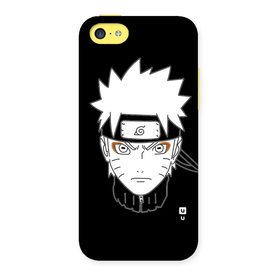 Naruto Black and White Art Back Case for iPhone 5C