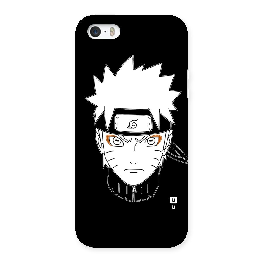 Naruto Black and White Art Back Case for iPhone 5 5S