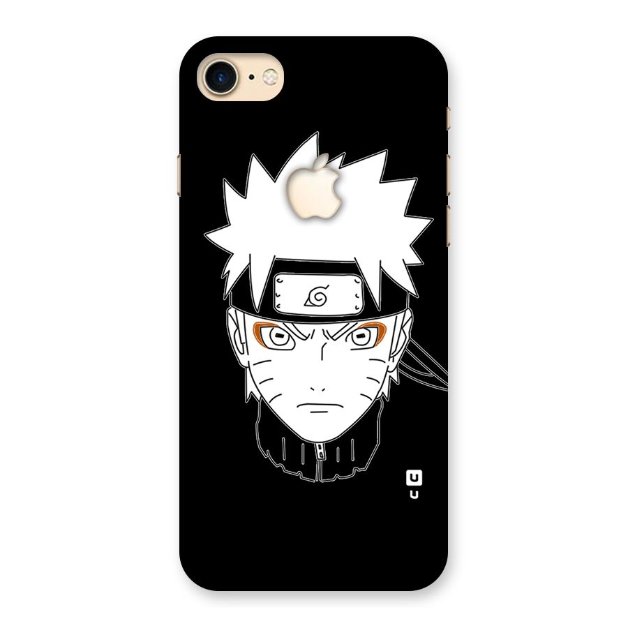Naruto Black and White Art Back Case for iPhone 7 Apple Cut