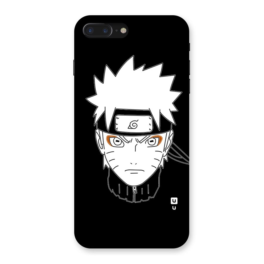 Naruto Black and White Art Back Case for iPhone 7 Plus