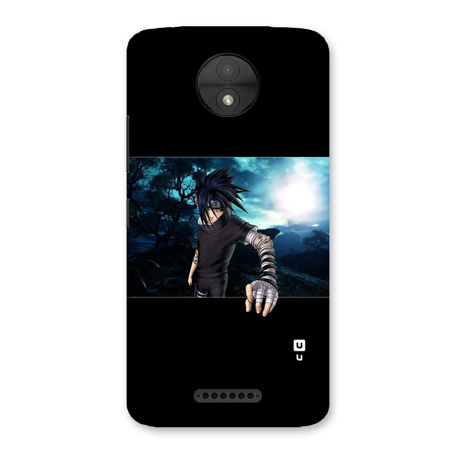 Naruto Cool Anime Night Back Case for Moto C