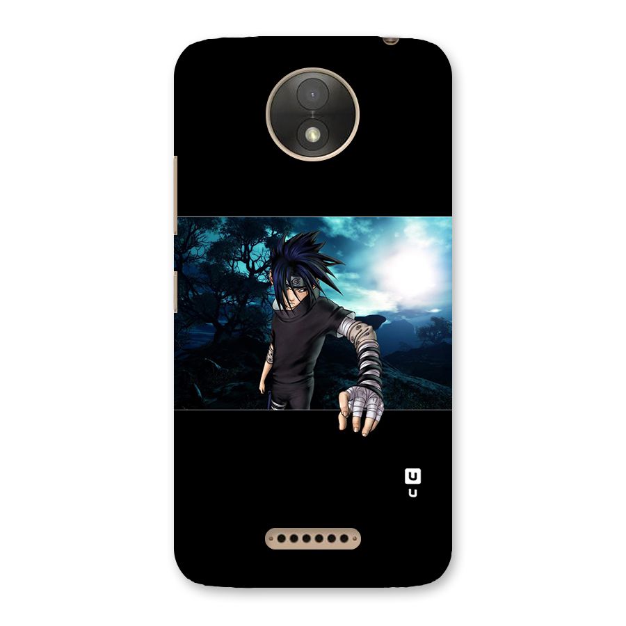 Naruto Cool Anime Night Back Case for Moto C Plus