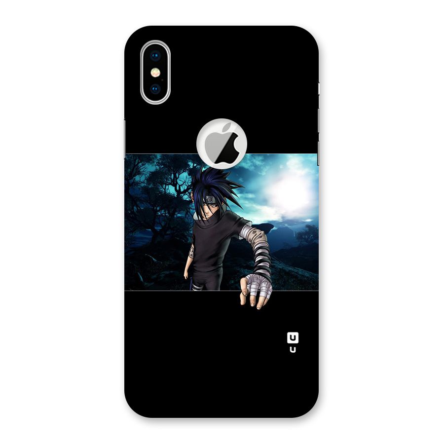 Naruto Cool Anime Night Back Case for iPhone X Logo Cut