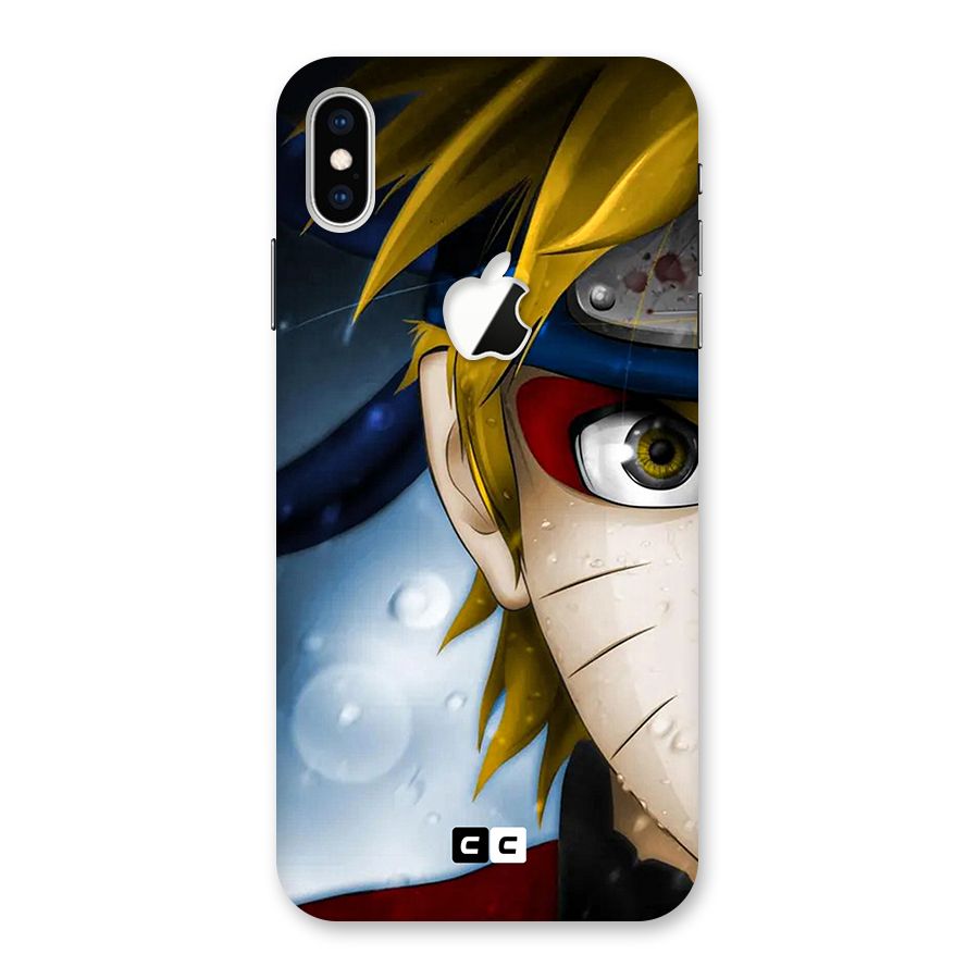 Naruto Facing Back Case for iPhone XS Max Apple Cut