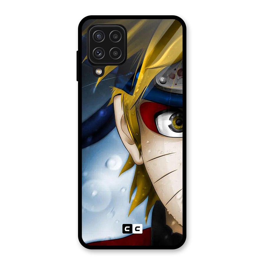 Naruto Facing Glass Back Case for Galaxy A22 4G