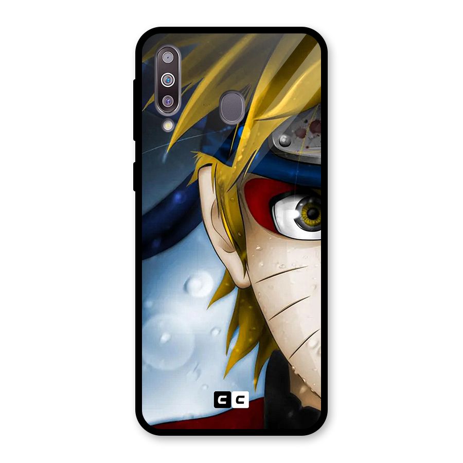 Naruto Facing Glass Back Case for Galaxy M30