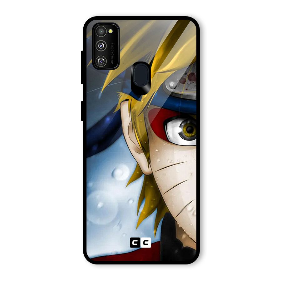 Naruto Facing Glass Back Case for Galaxy M30s