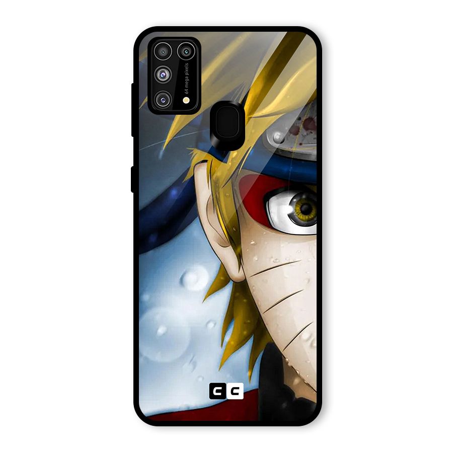 Naruto Facing Glass Back Case for Galaxy M31