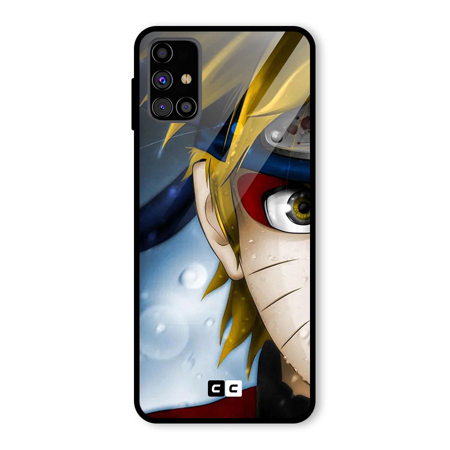 Naruto Facing Glass Back Case for Galaxy M31s