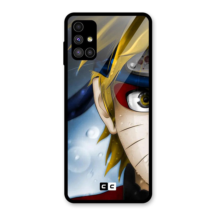 Naruto Facing Glass Back Case for Galaxy M51