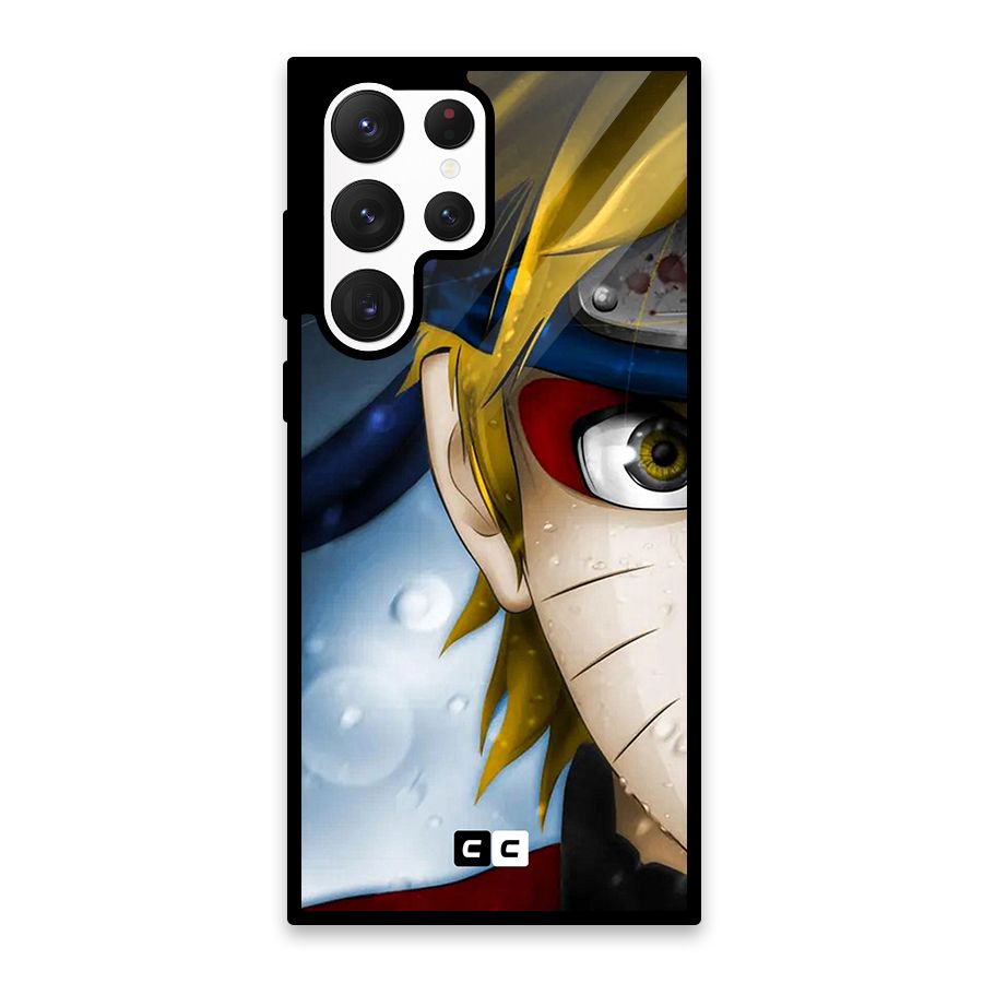 Naruto Facing Glass Back Case for Galaxy S22 Ultra 5G