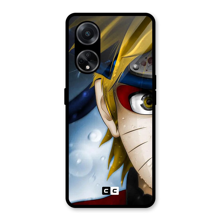 Naruto Facing Glass Back Case for Oppo F23