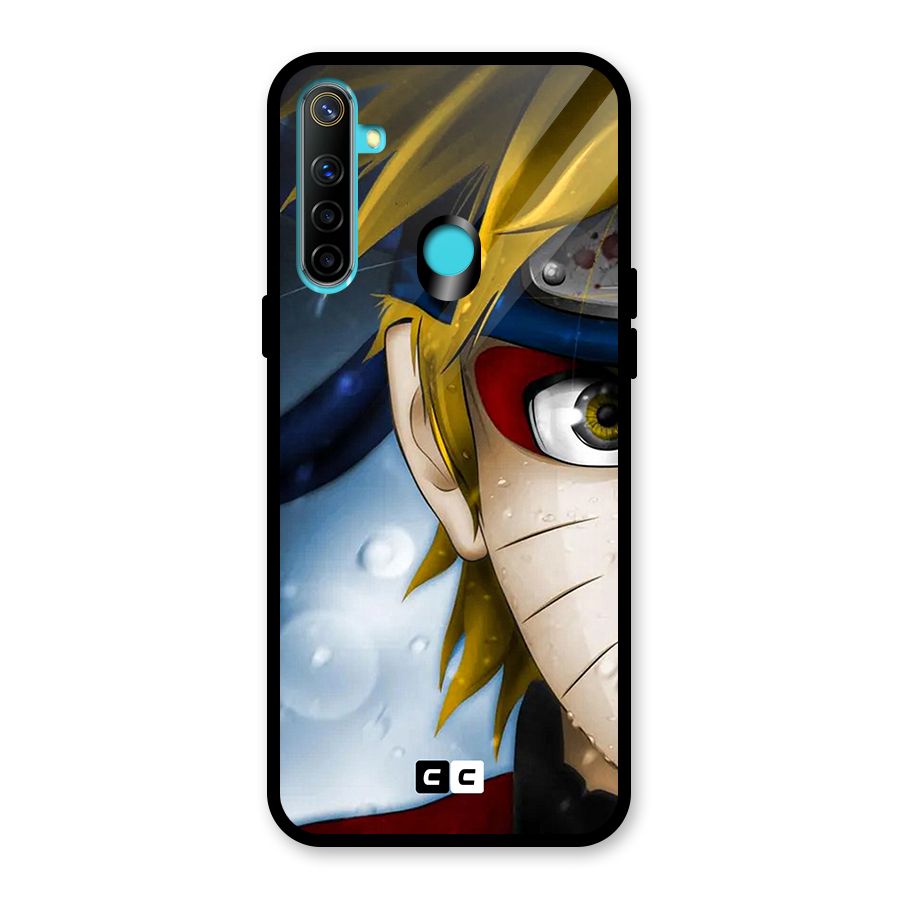 Naruto Facing Glass Back Case for Realme 5i