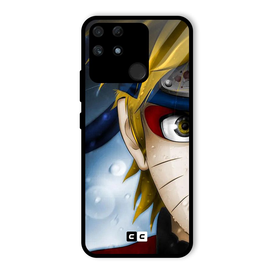 Naruto Facing Glass Back Case for Realme Narzo 50A
