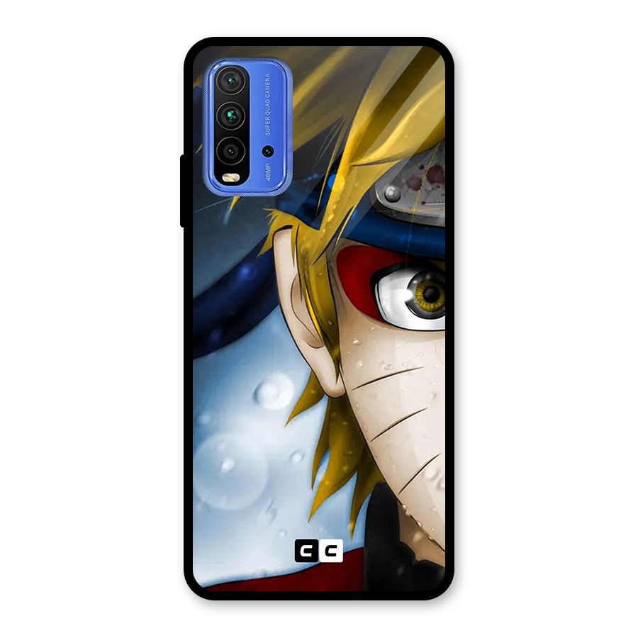 Naruto Facing Glass Back Case for Redmi 9 Power