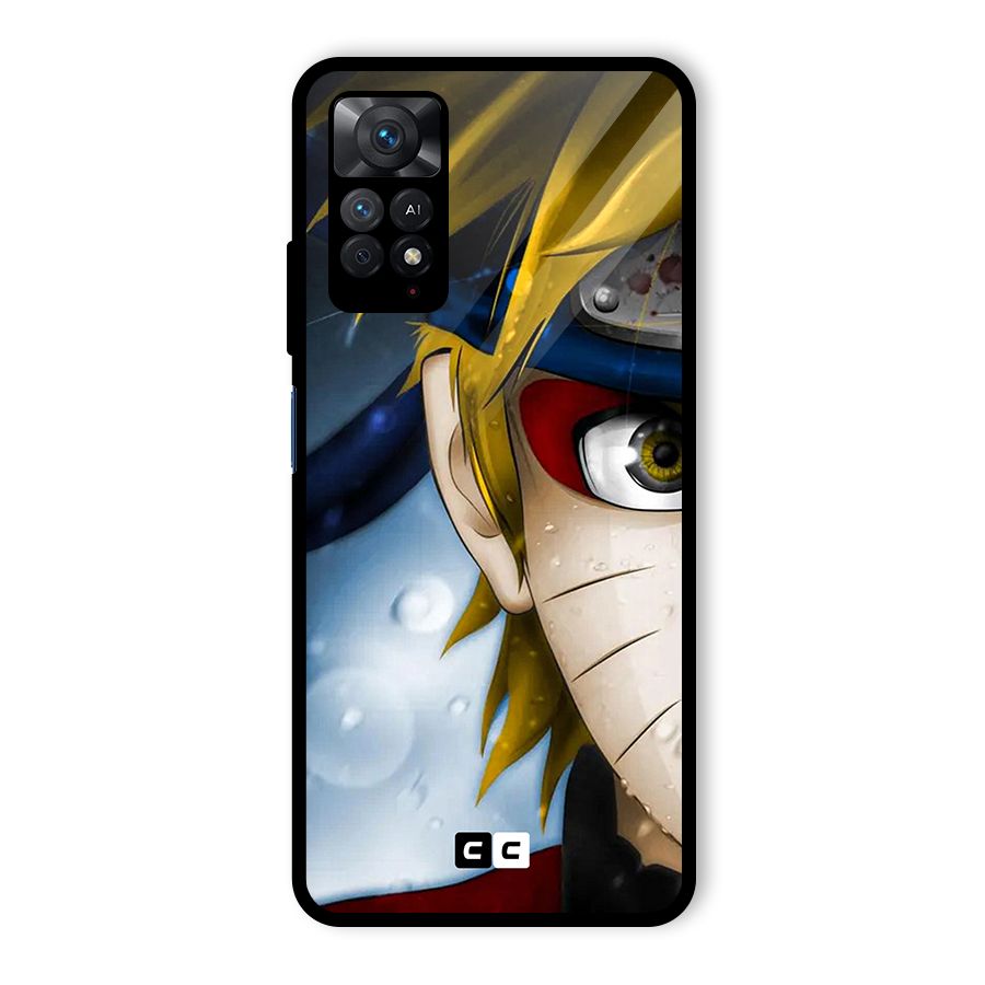 Naruto Facing Glass Back Case for Redmi Note 11 Pro Plus 5G
