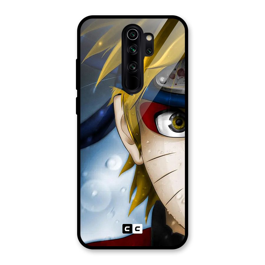 Naruto Facing Glass Back Case for Redmi Note 8 Pro