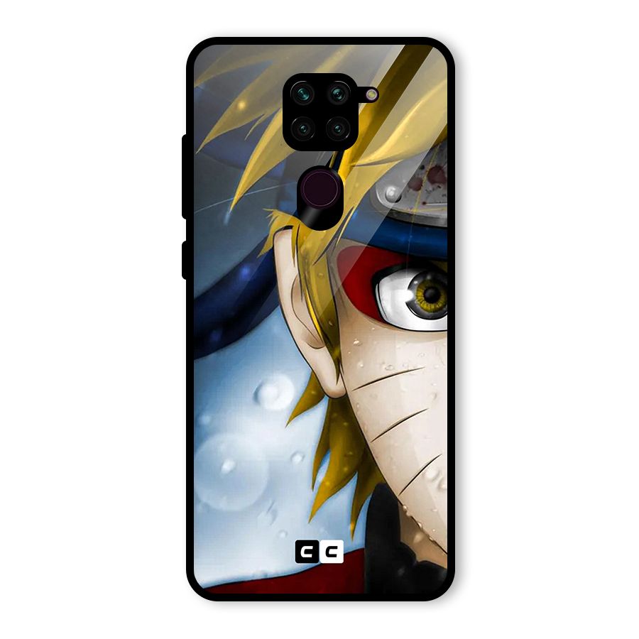 Naruto Facing Glass Back Case for Redmi Note 9