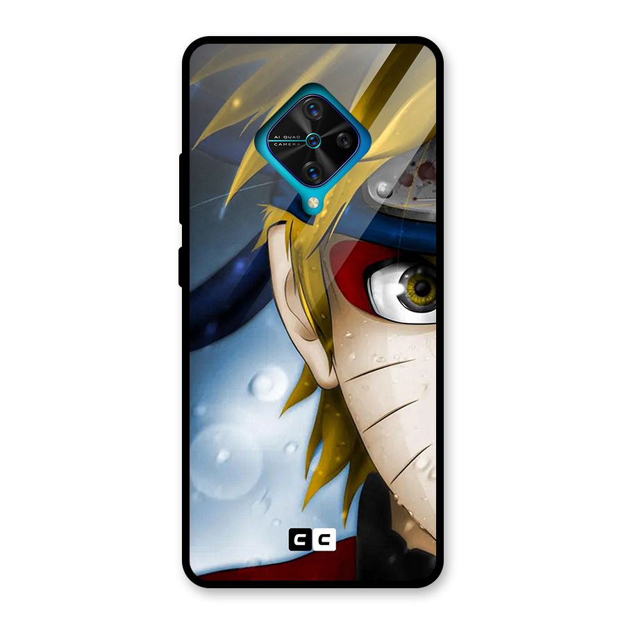 Naruto Facing Glass Back Case for Vivo S1 Pro