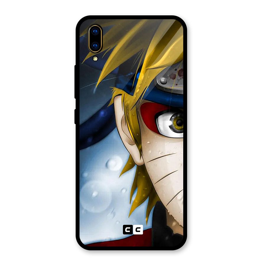Naruto Facing Glass Back Case for Vivo V11 Pro