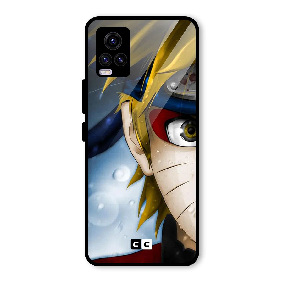 Naruto Facing Glass Back Case for Vivo V20