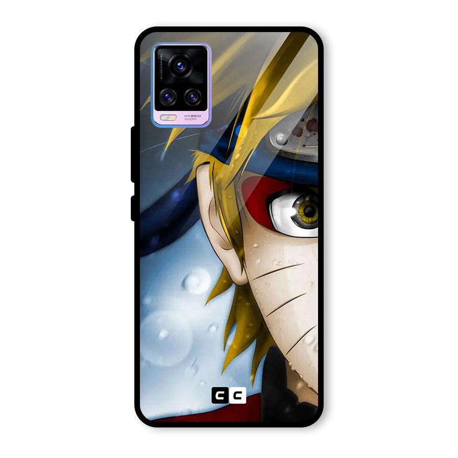 Naruto Facing Glass Back Case for Vivo V20 Pro