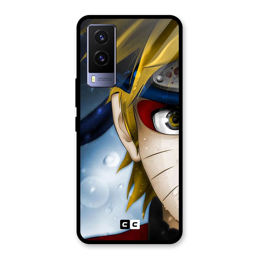 Naruto Facing Glass Back Case for Vivo V21e 5G