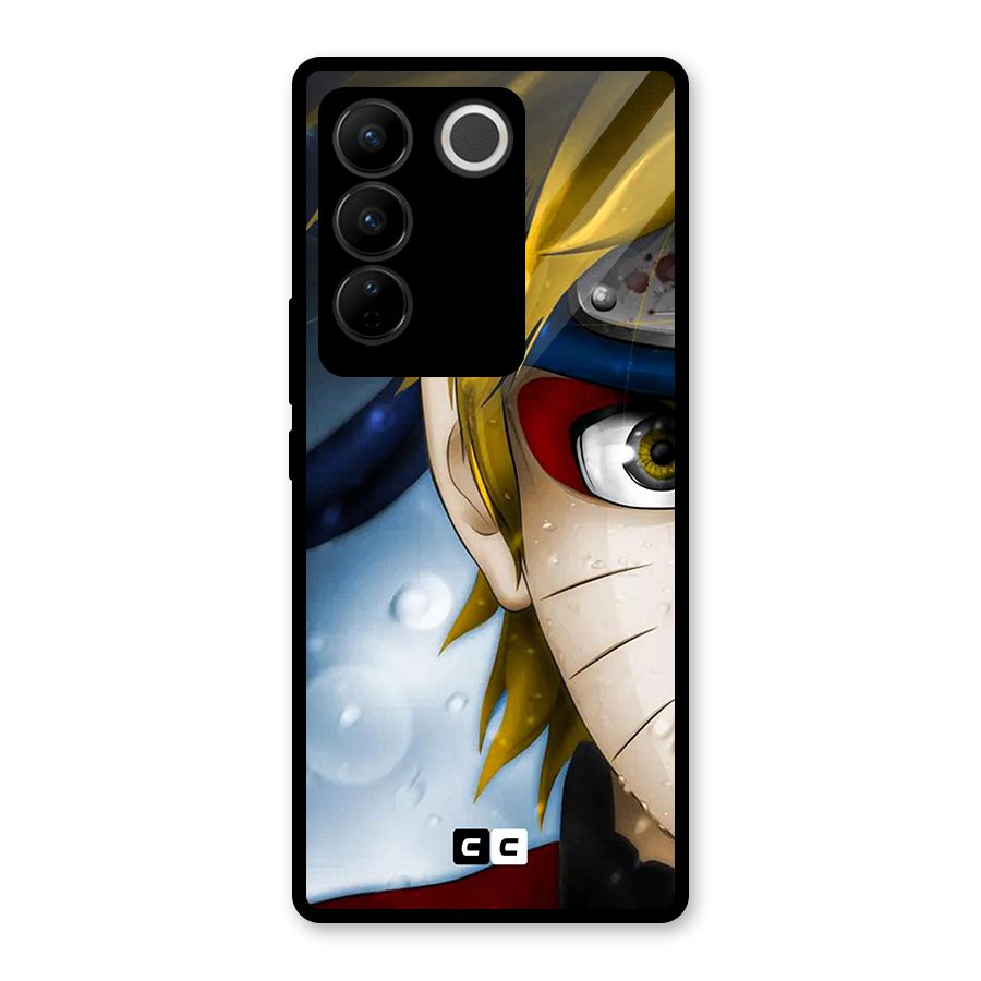 Naruto Facing Glass Back Case for Vivo V27