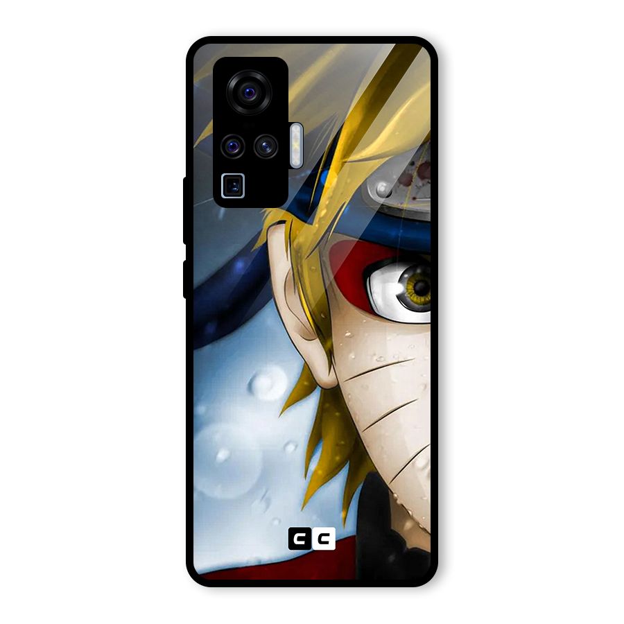 Naruto Facing Glass Back Case for Vivo X50 Pro