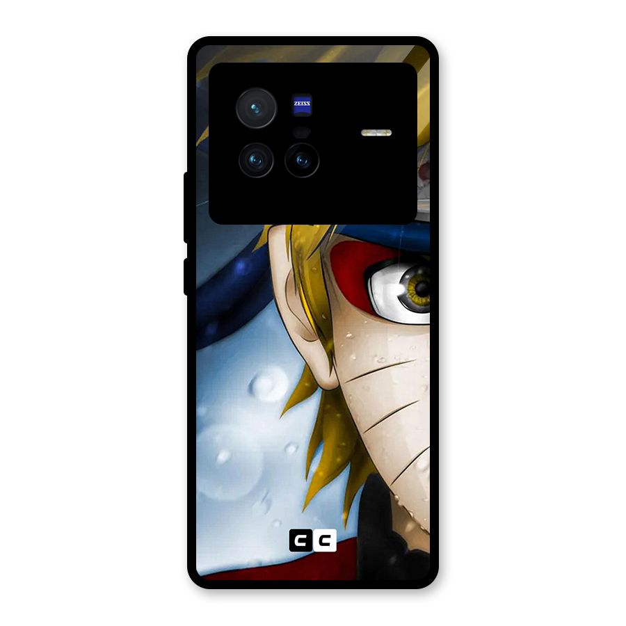 Naruto Facing Glass Back Case for Vivo X80