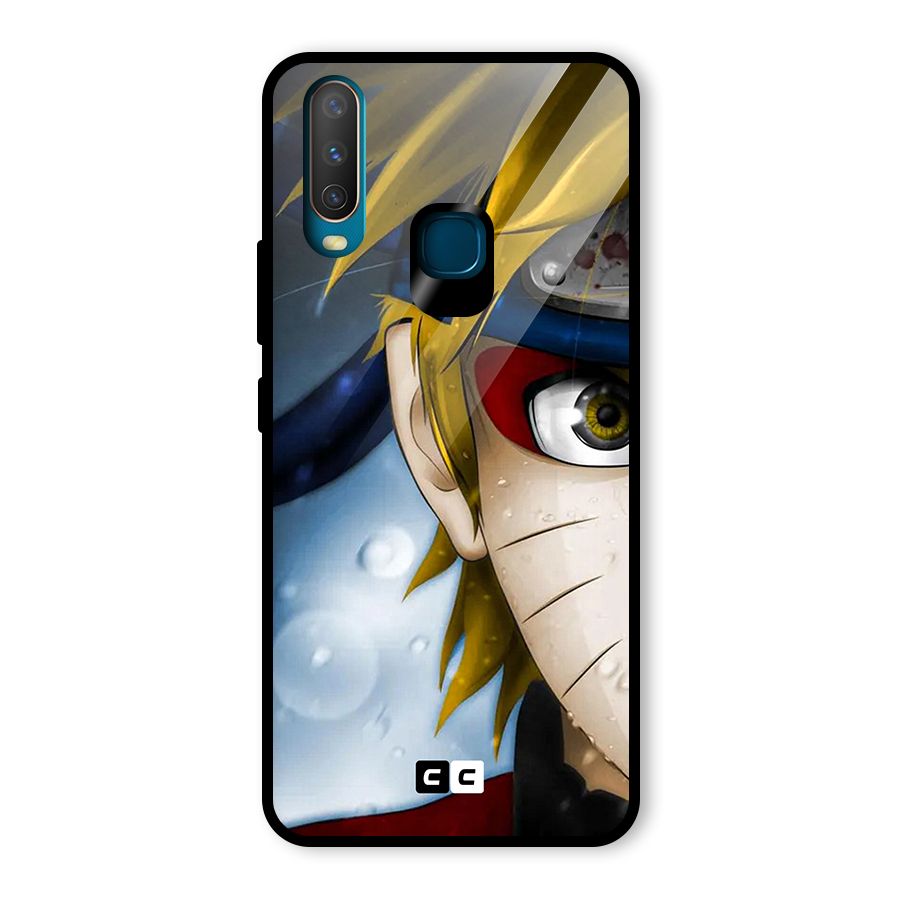 Naruto Facing Glass Back Case for Vivo Y15