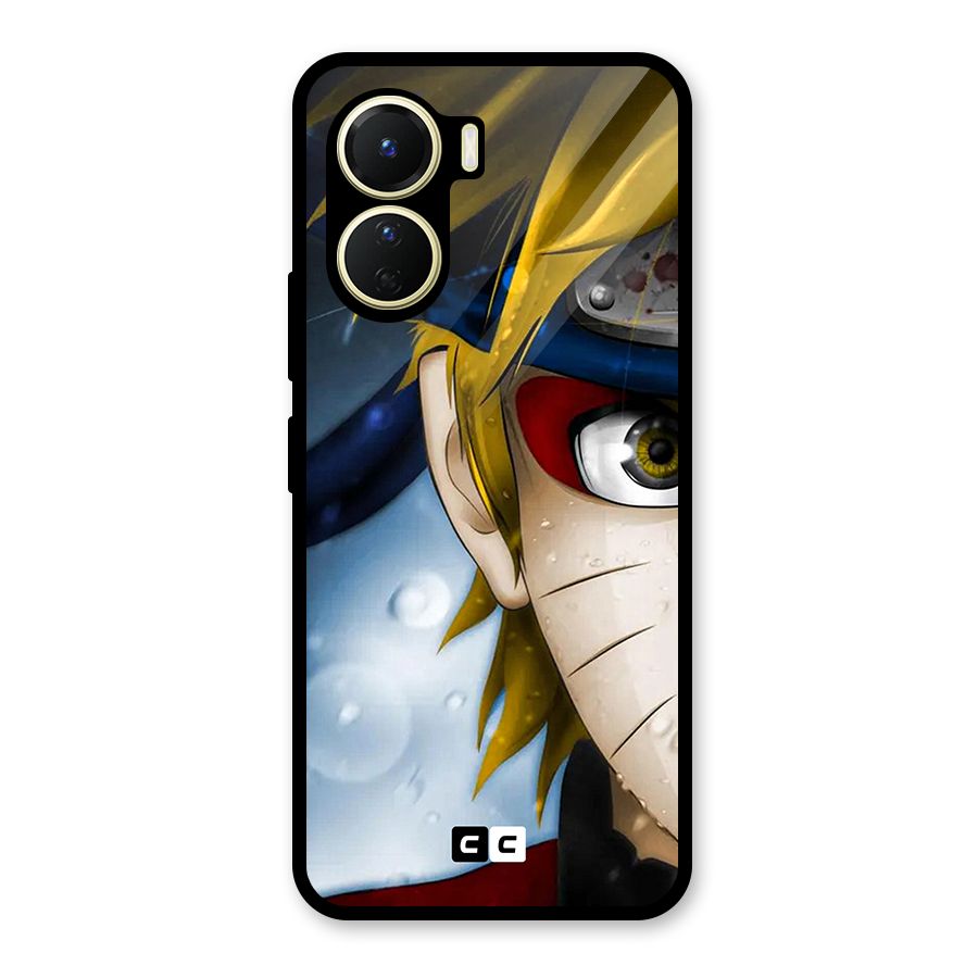 Naruto Facing Glass Back Case for Vivo Y16