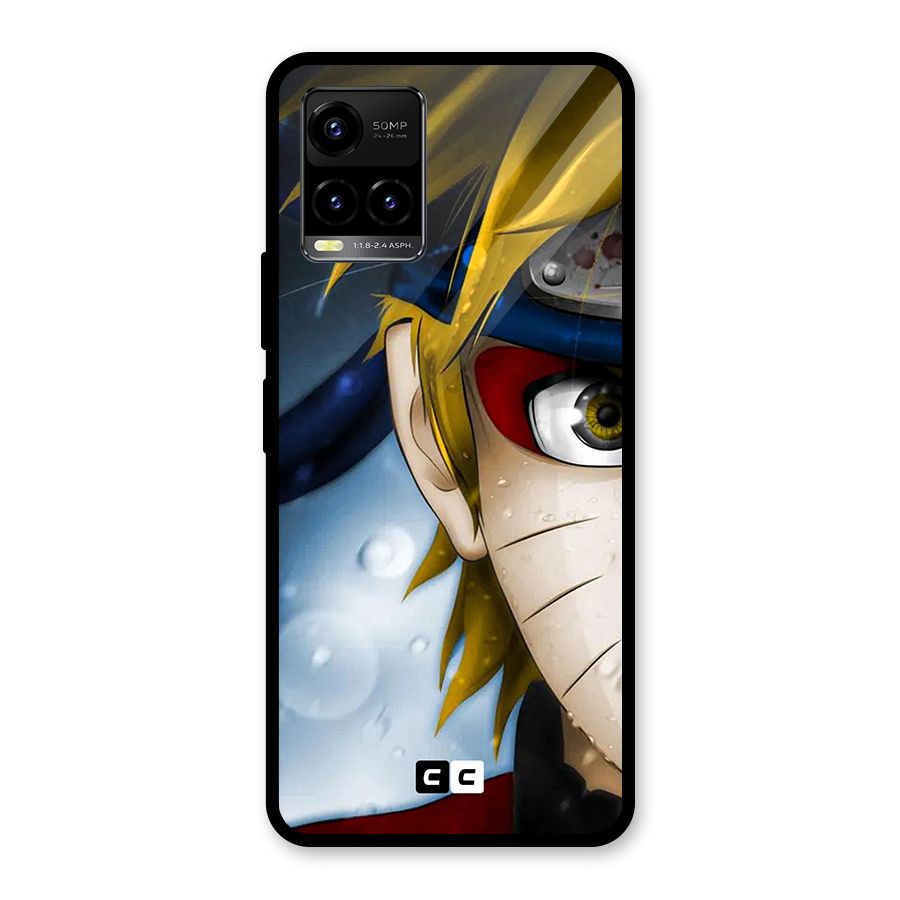 Naruto Facing Glass Back Case for Vivo Y21T