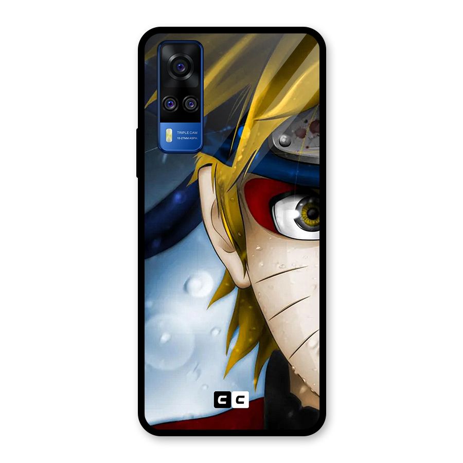 Naruto Facing Glass Back Case for Vivo Y31