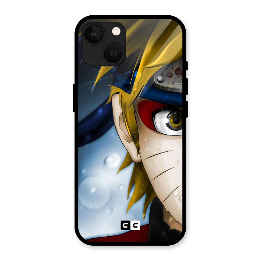 Naruto Facing Glass Back Case for iPhone 13