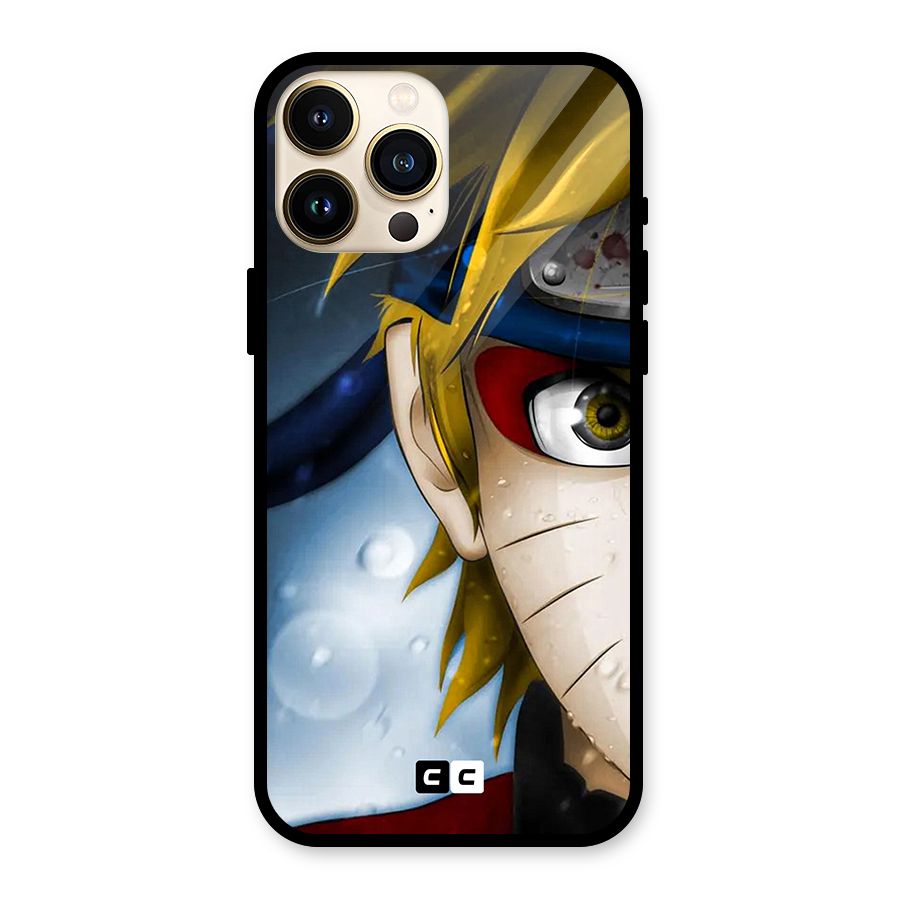 Naruto Facing Glass Back Case for iPhone 13 Pro Max