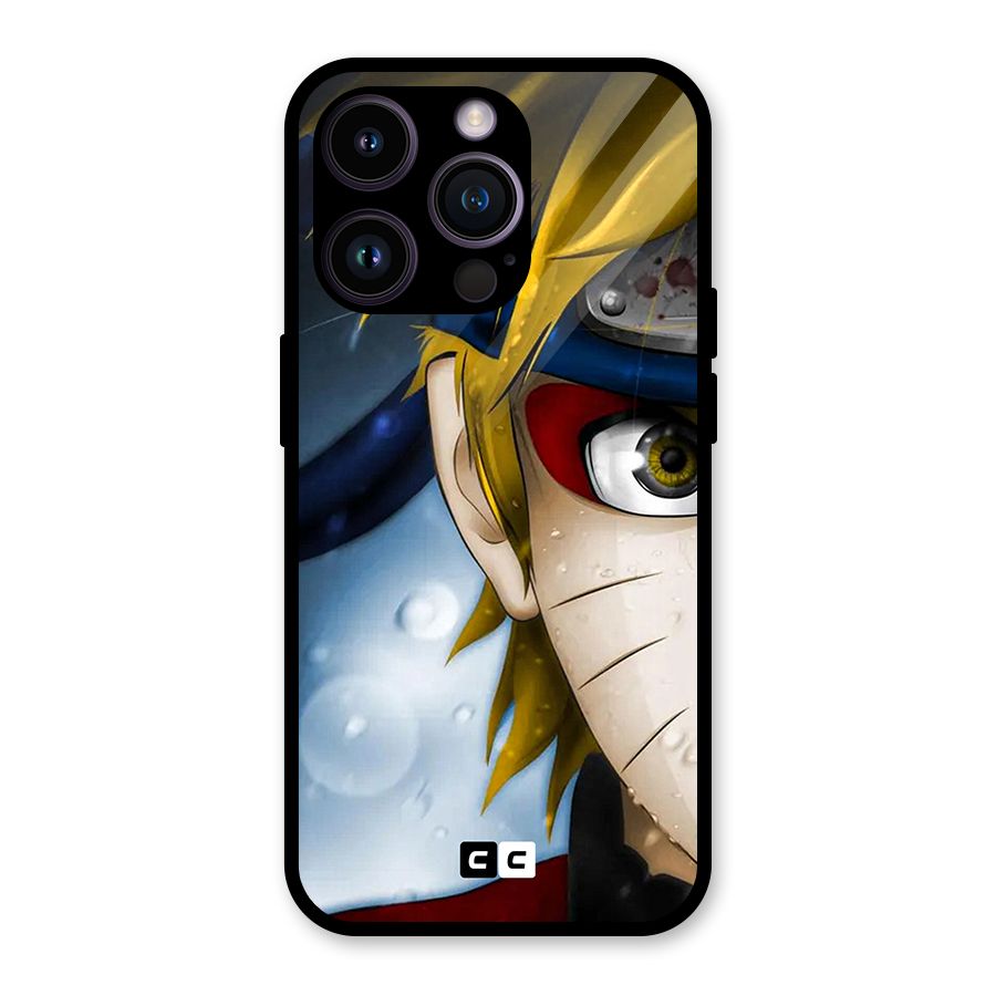 Naruto Facing Glass Back Case for iPhone 14 Pro