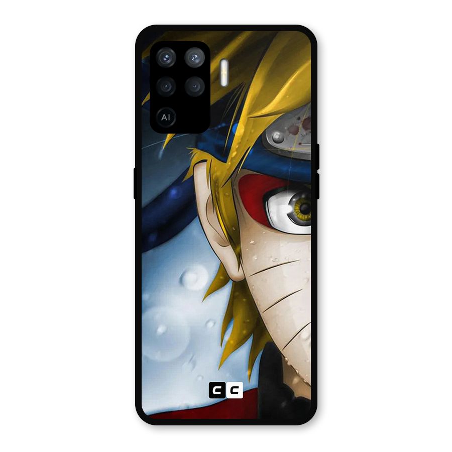 Naruto Facing Metal Back Case for Oppo F19 Pro