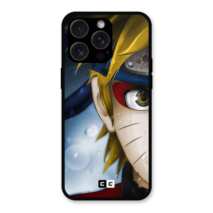 Naruto Facing Metal Back Case for iPhone 15 Pro Max