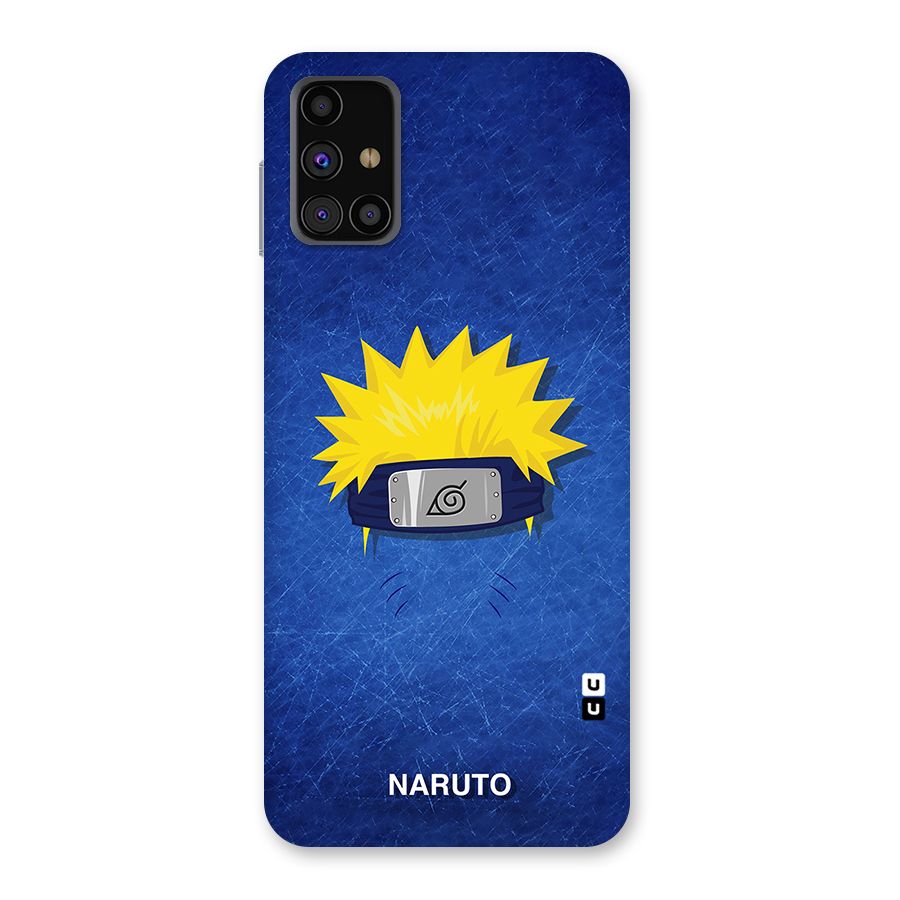 Naruto Headband Minimal Back Case for Galaxy M31s