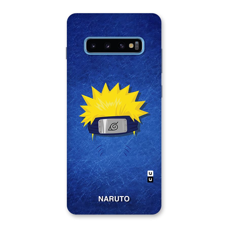 Naruto Headband Minimal Back Case for Galaxy S10 Plus