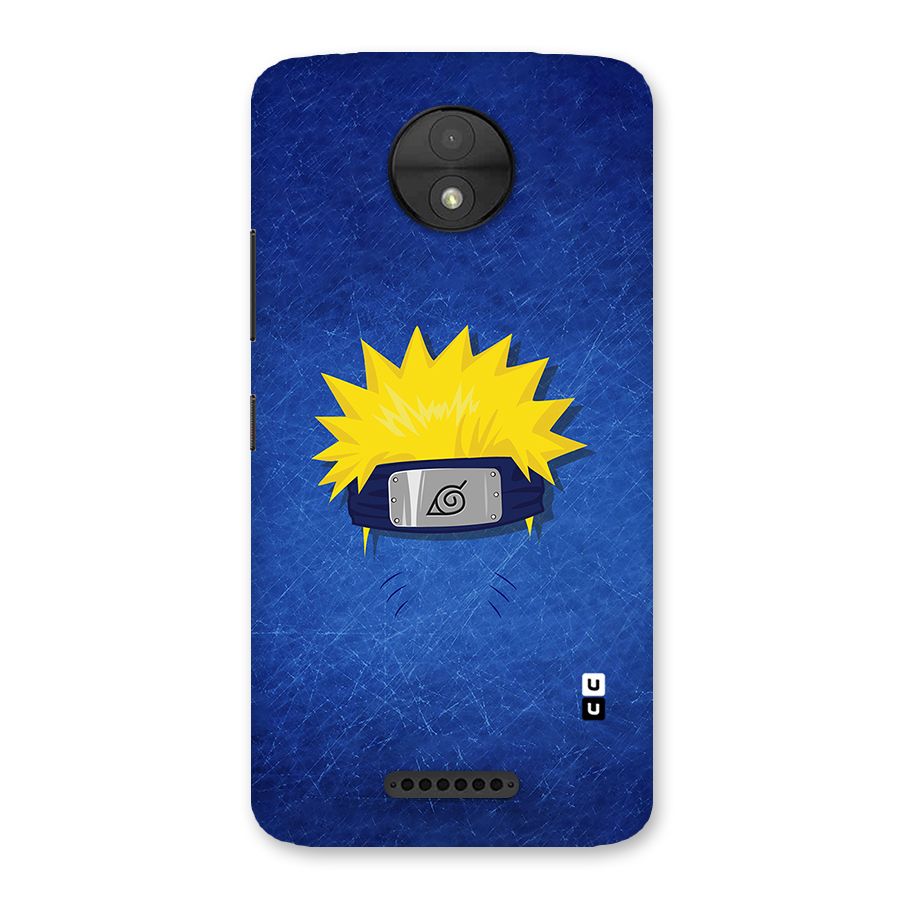 Naruto Headband Minimal Back Case for Moto C