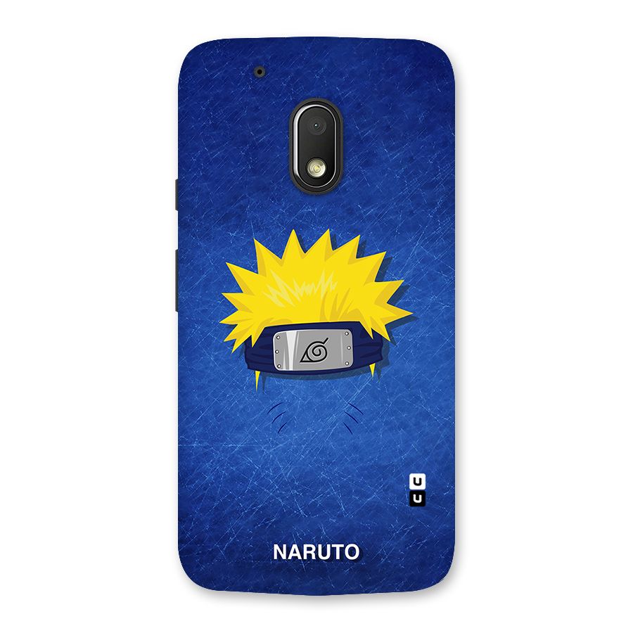 Naruto Headband Minimal Back Case for Moto G4 Play
