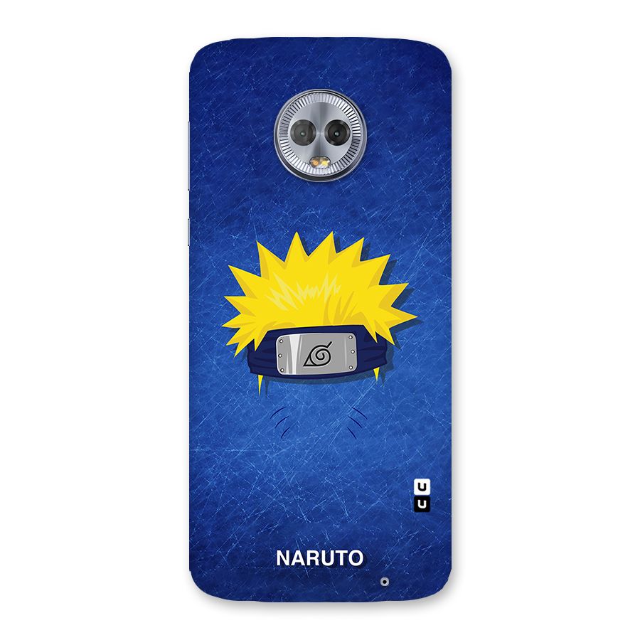 Naruto Headband Minimal Back Case for Moto G6 Plus