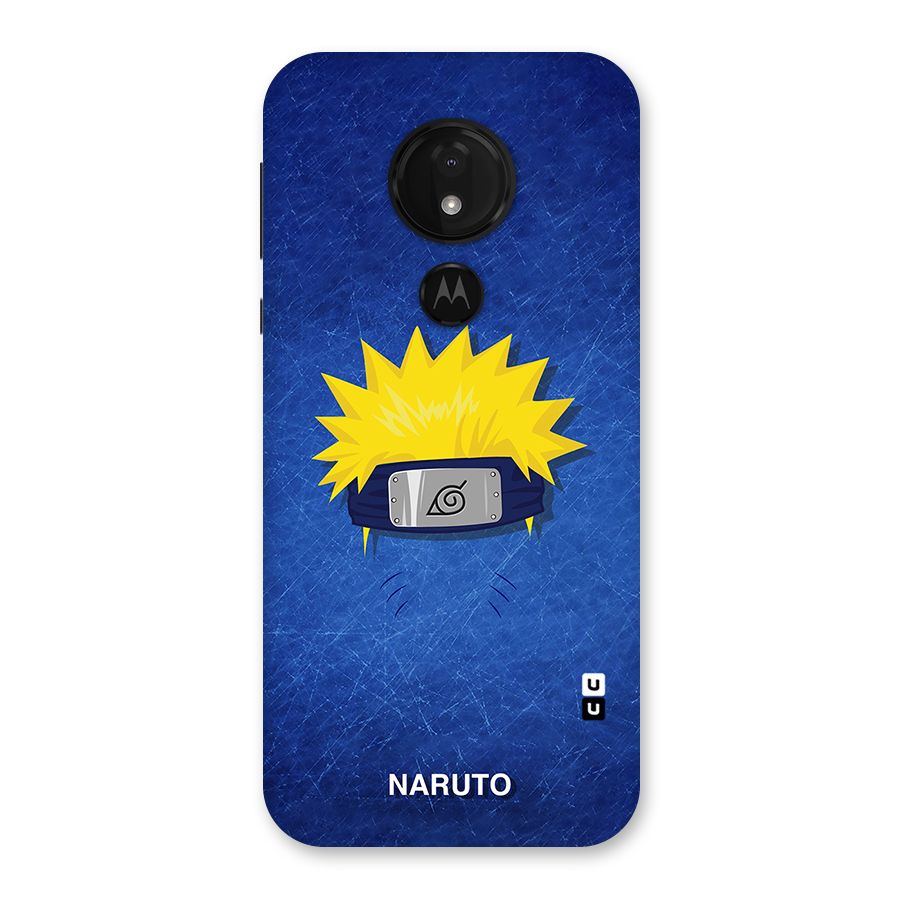 Naruto Headband Minimal Back Case for Moto G7 Power