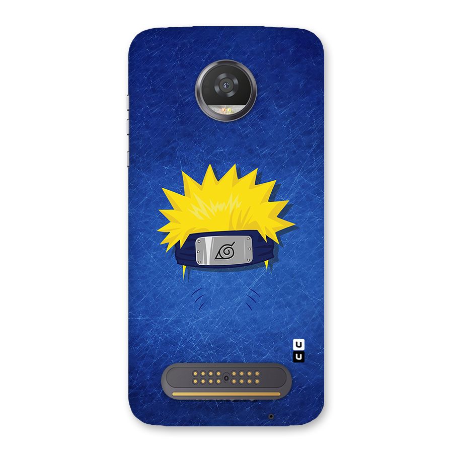 Naruto Headband Minimal Back Case for Moto Z2 Play