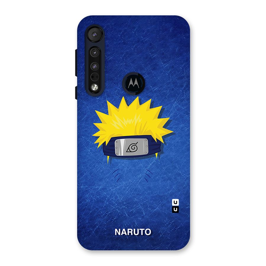Naruto Headband Minimal Back Case for Motorola One Macro
