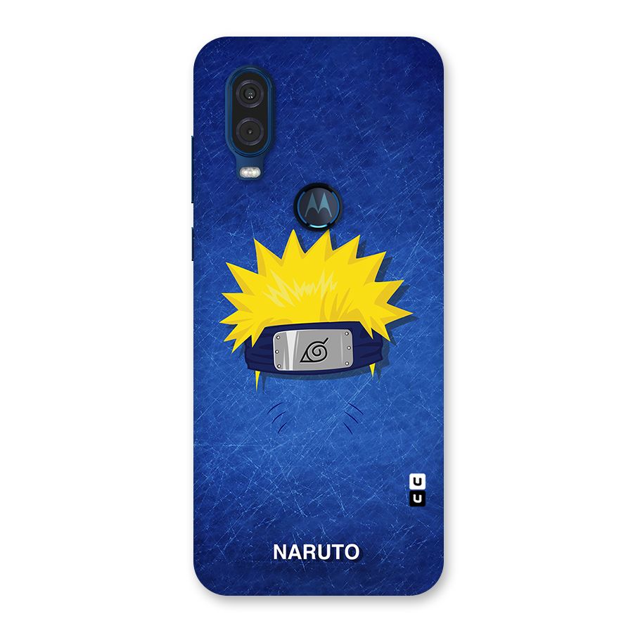 Naruto Headband Minimal Back Case for Motorola One Vision